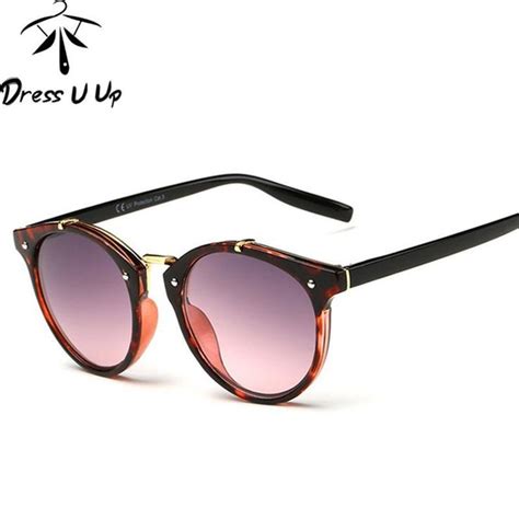 Women S Vintage Round Designer Retro Sunglasses With Uv400 Gradient Lens Round Sunglasses