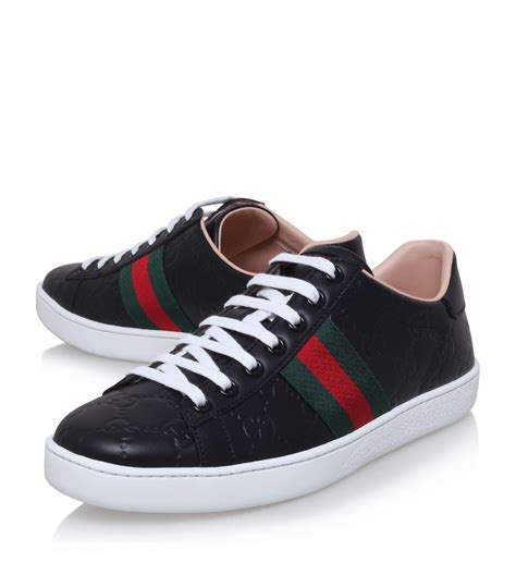 Gucci New Ace Gg Sneakers In Black For Men Lyst