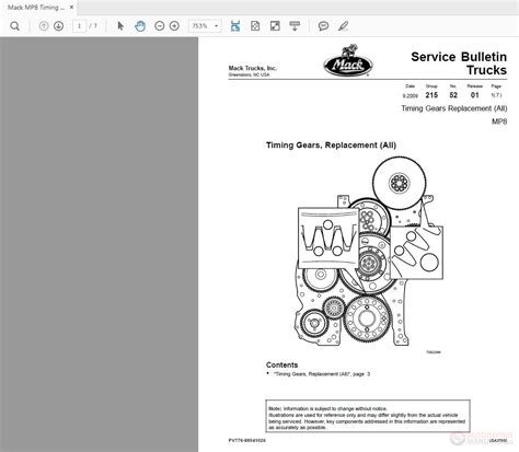 Technology has developed, and reading mack mp8 starter wiring books can be easier and much easier. Mack MP8 Timing Gears Replacement All Service Bulletin Trucks | Auto Repair Manual Forum - Heavy ...