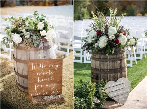20 Rustic Country Farm Wine Barrel Wedding Ideas Oh The Wedding Day