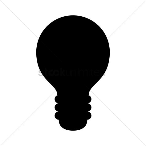 Light Bulb Silhouette Vector At Getdrawings Free Download
