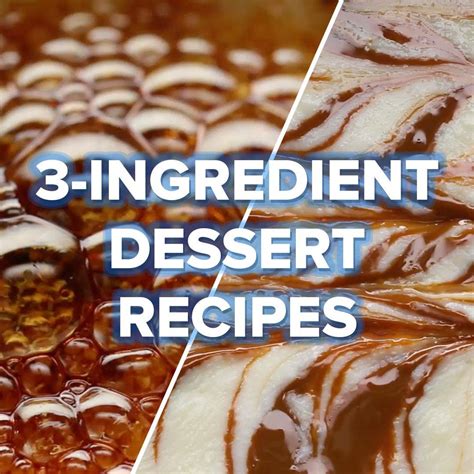 3 ingredient dessert recipes make these yummy dessert recipes all with just 3 ingredients