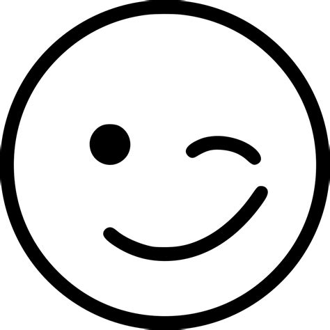 Wink Emoticon Smiley Computer Icons Clip Art Happy Png Download 980