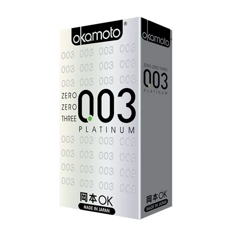 Okamoto 003 Platinum Condom 10s Okamoto Global