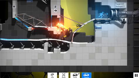 Bridge Constructor Portal Level 18 Youtube