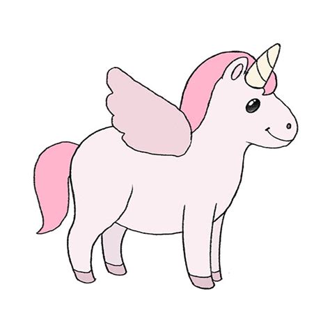 Unicorns Drawings With Wings