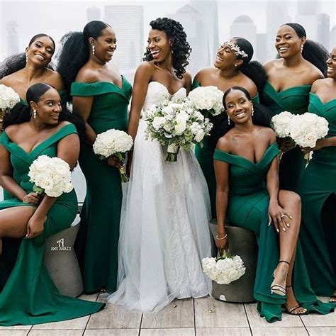 Just Because Black Is Beautiful 💚 Bellanaijabridesmaids Bride 21inamillion Photography