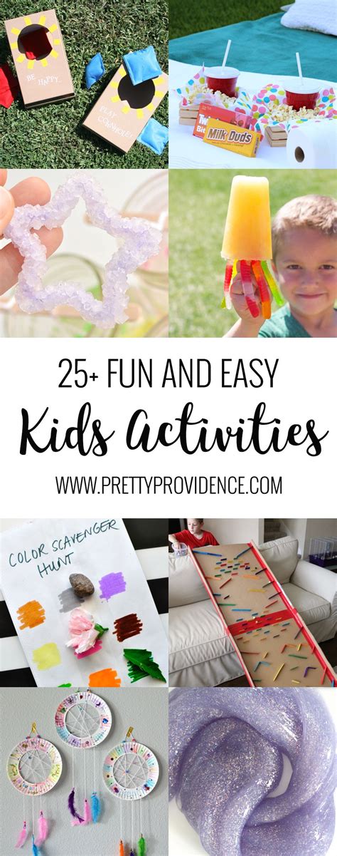 Fun And Easy Kids Activities Easy Kid Activities Diy Kid Activities
