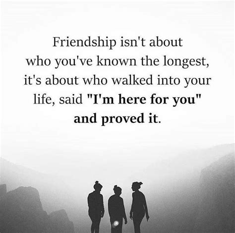 Friendship Isnt About Who Youve Known The Longest Besties Quotes