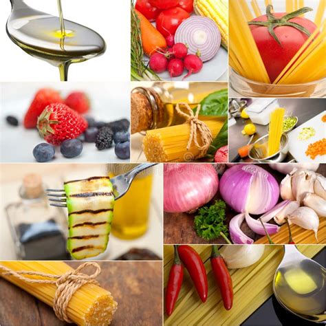 Healthy Vegetarian Vegan Food Collage Stock Photo Image Of Health