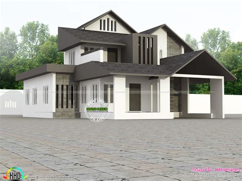 Contemporary Modern 2000 Sq Ft Home Kerala Home Design And Floor Plans