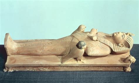 Statuette Of King Tutankhamun On A Funerary Bed Egypt Museum In 2022 Egypt Museum Ancient