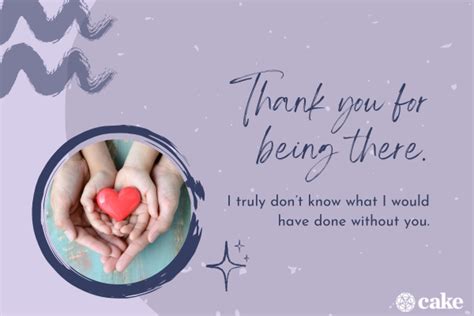 25 Heartfelt Ways To Say ‘thank You For Being There For Me Cake Blog