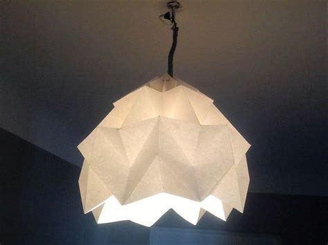 Origami Suspension Lamp Origami Lamp Origami Light Fixture Origami