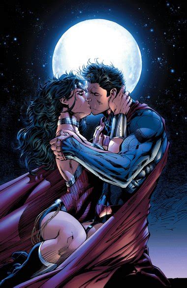 Superman Wonder Woman Kiss In New Justice League Comic