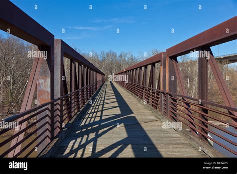 Steel Bridge Over The James River In Richmond Va Stock Photo Alamy
