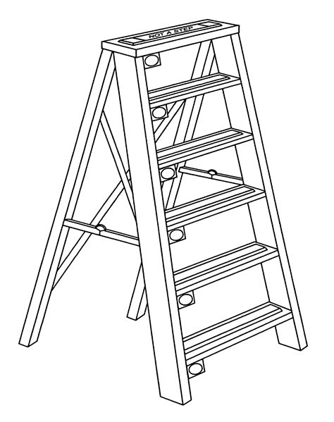Coloring Pictures Of Ladders Coloring Pages
