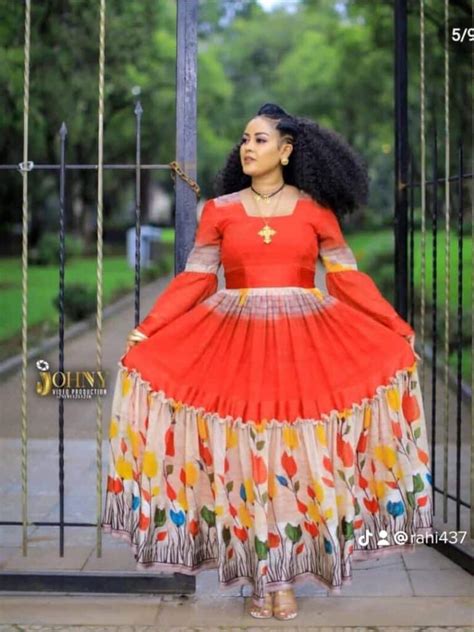 Habesha Traditional Chiffon East Afro Dress Buy And Sell Ethiopian And Eritrean Habesha