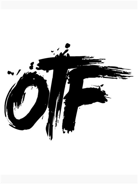 Otf Logo Poster For Sale By Zarloul Redbubble