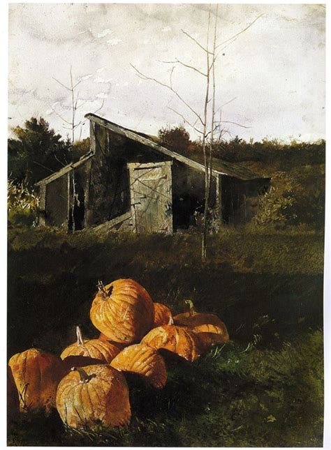 Andrew Wyeth Pumpkins Watercolor On Paper 1969 If Its Hip Its Here
