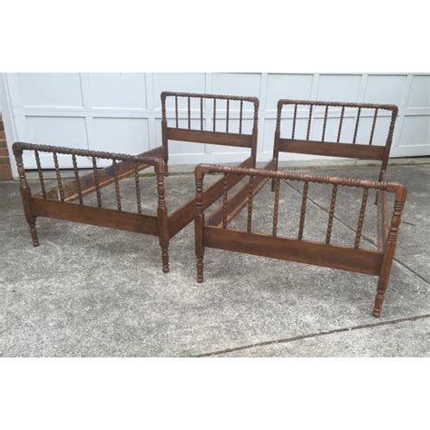 Antique Jenny Lind Twin Beds Pair Chairish