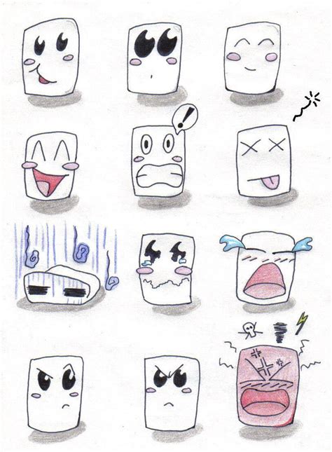 Marshmallow Emoticons By Hangyakusya On Deviantart