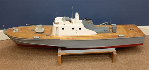 Veron Wooden Scale Model Of The Vosper Fast Patrol Boat Courland Bay