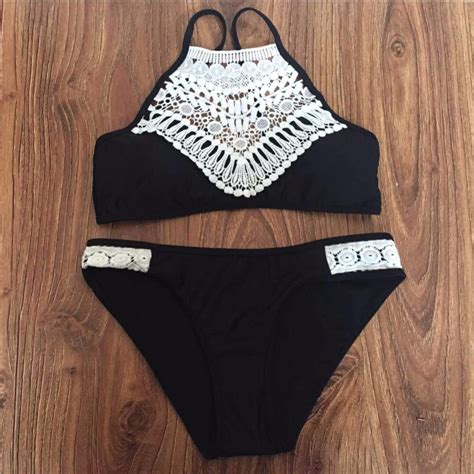 Women Sexy Lace Two Piece Swimsuit On Luulla