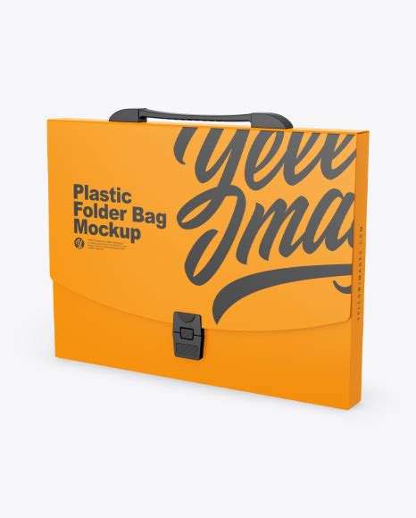 plastic folder bag mockup  stationery mockups  yellow images object mockups