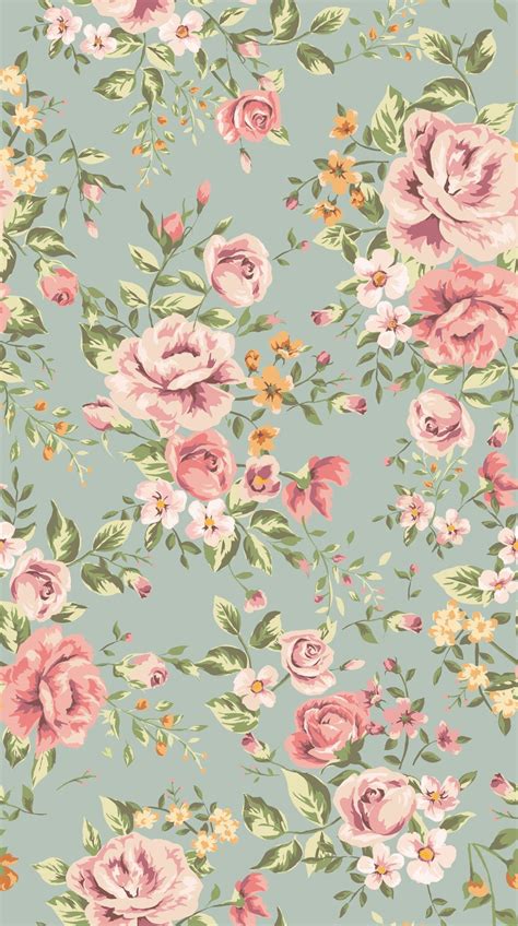 Tema Vintage Wallpaper Patterns Vintage Floral Backgrounds Vintage