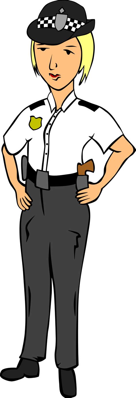 Clipart Woman Police Officer