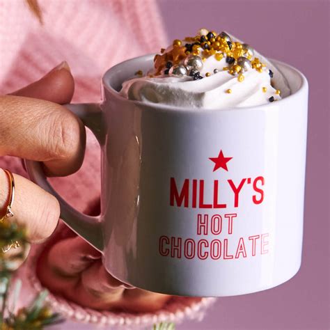 Personalised Childrens Hot Chocolate Mug By Sophia Victoria Joy