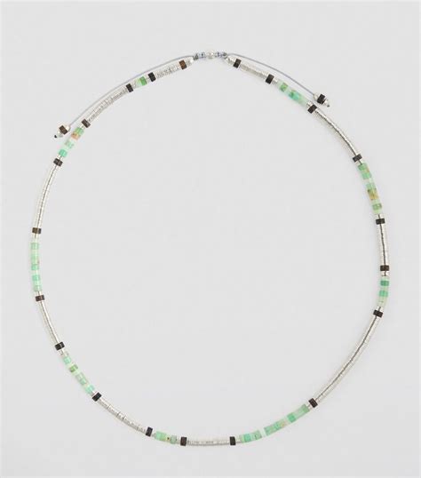 MAOR Sterling Silver And Chrysoprase Sonoran Necklace Harrods US