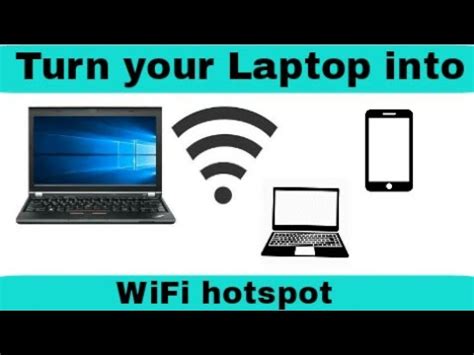 How To Turn Laptop Into A WiFi Hotspot YouTube