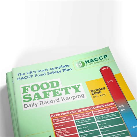 Haccp Food Safety Plan Single Booklet 1 Month