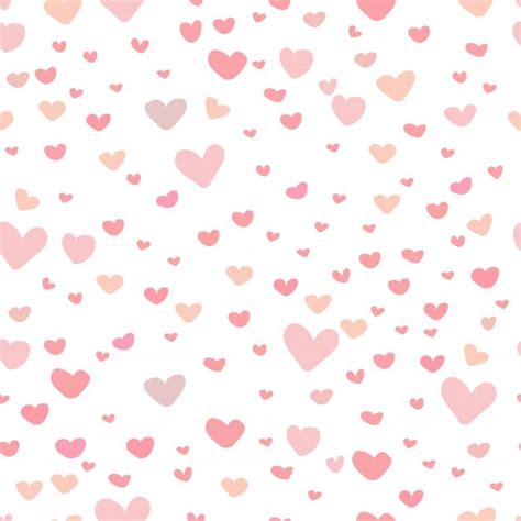 Premium Vector Cute heart pattern background Fundos bonitos Fundo padrão Padrões de coração