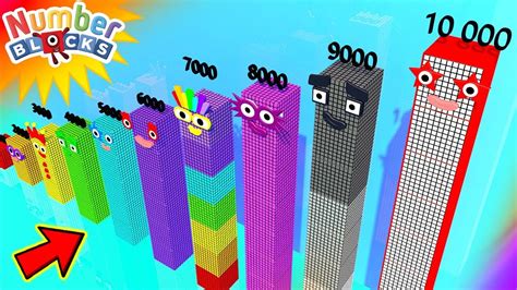 Numberblocks Comparison 80000 To 85000 90000 Thousands Numberblocks Images And Photos Finder