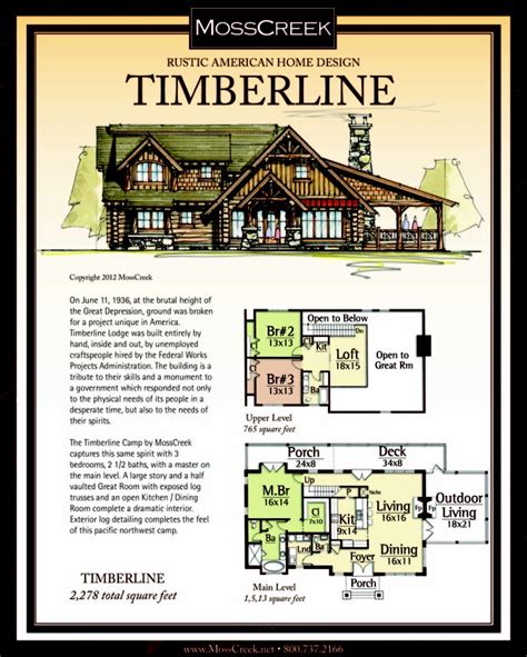 Mosscreek Luxury Log Homes Timber Frame Homes Rustic House Plans