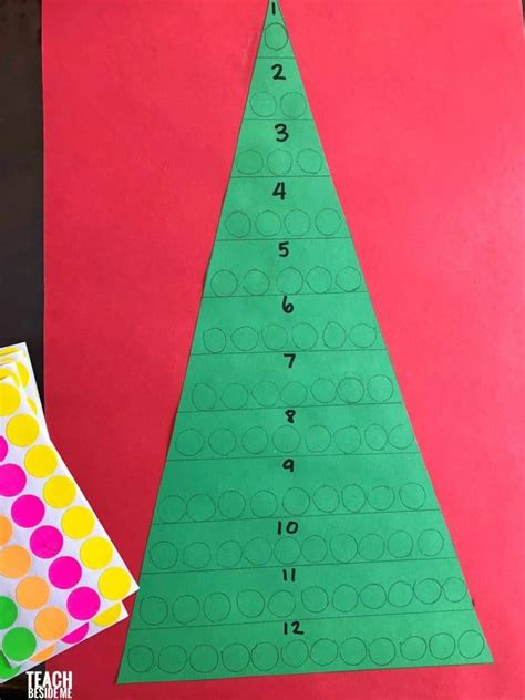 Christmas Tree Counting Christmas Teaching Christmas Preschool Theme
