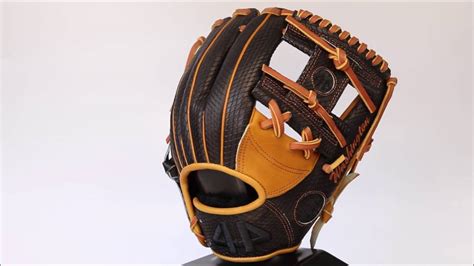 44 Pro Custom Baseball Gloves Signature Series Black Snakeskin Tan I