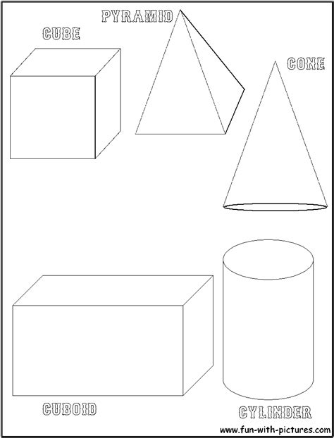 If you do not allow these cookies then some or all of. 3 D Shapes Coloring Page