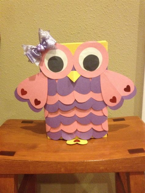Owl Valentines Day Box For Girl Owl Valentines Valentines For Kids