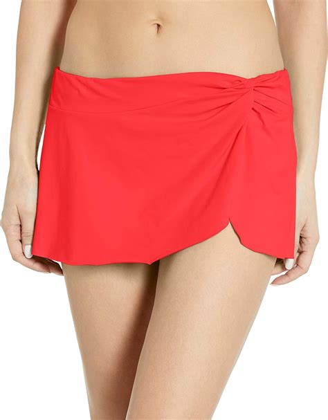Buy Anne Cole Womens Live In Color Solid Sarong Swim Skirt Swimsuit