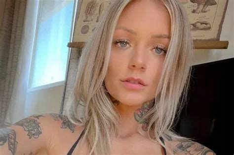 Tattoo Model Branded Sexiest Woman Alive Flaunts Curves And Ink In Sheer Lingerie Daily Star