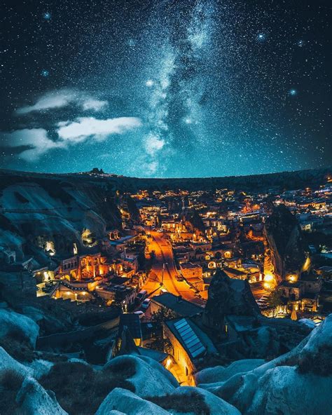 Starry Night From Cappadocia Turkey Photography By Cuma Çevik