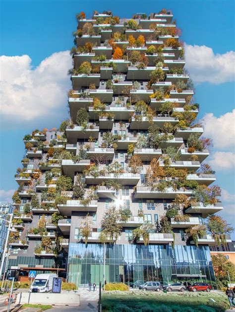 The Vertical Forest Milan Italy Editorial Photography Image Of City