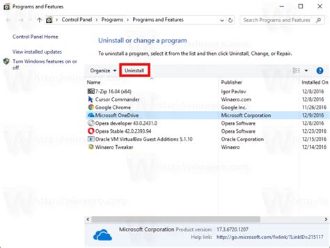 An Official Way To Uninstall Onedrive In Windows 10