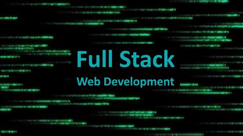 How To Become A Full Stack Web Developer Youtube