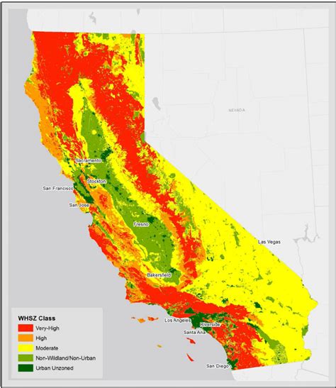 California Fire Hazard Map