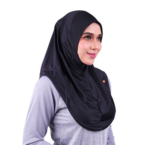 Raqtive Sports Hijab B Dark Night Shopee Malaysia